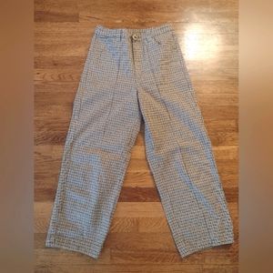 Beaton Linen Molly Jeans in Plaid